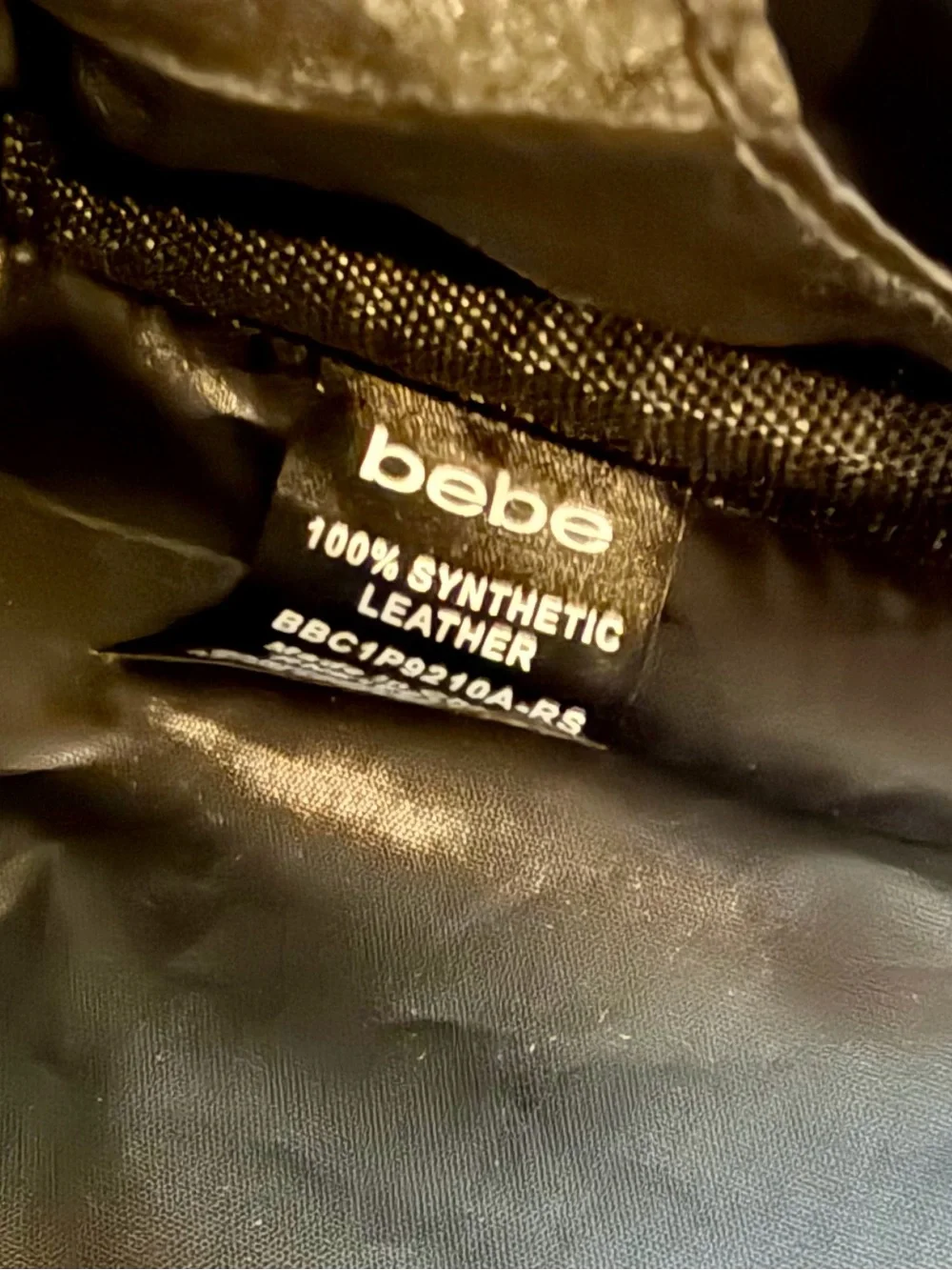 Bebe Zebra Heart Print Cosmetic Bag NWT